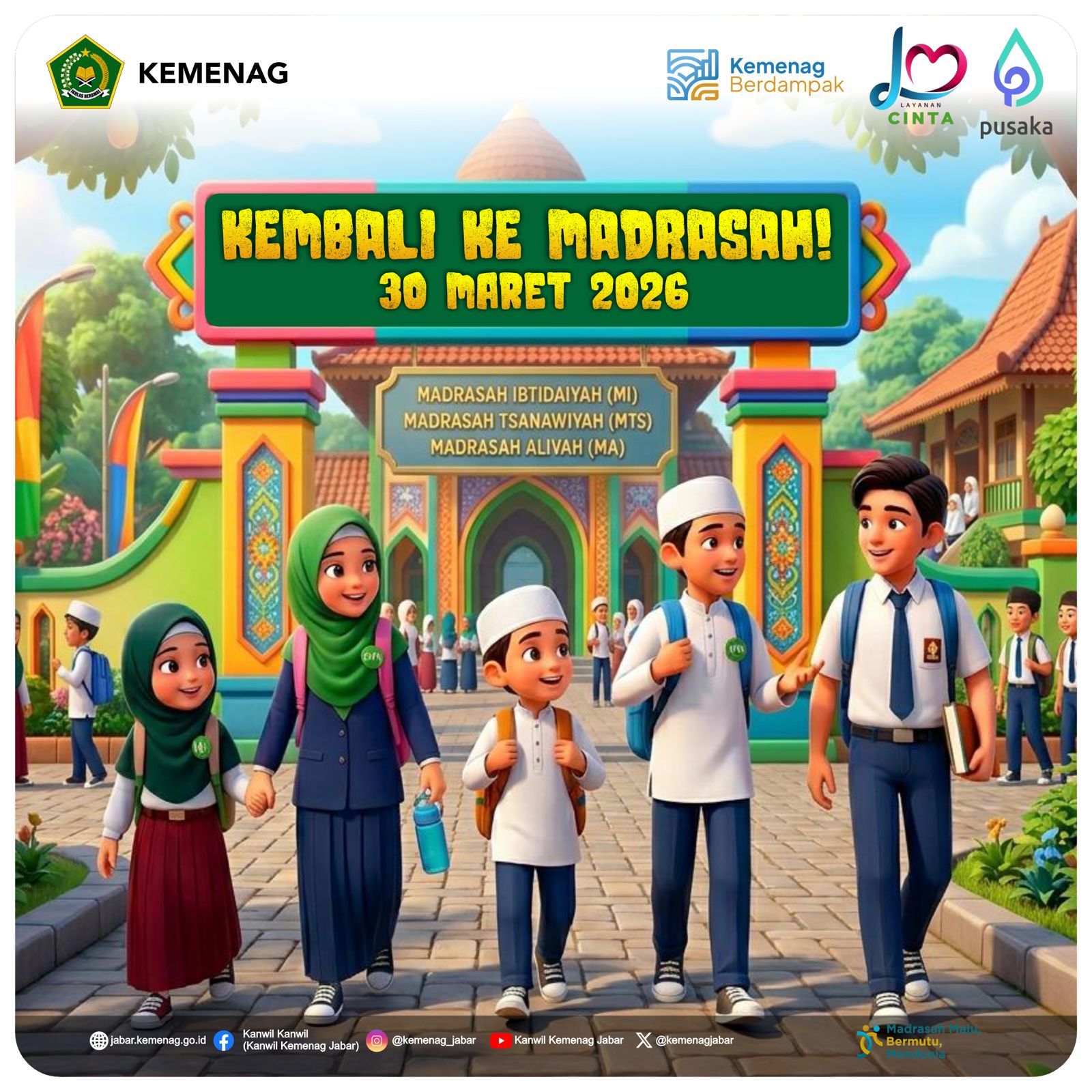 Kembali Fitri, Kembali Berprestasi: Menyambut Kehadiran Santri dan Peserta Didik Pasca Libur Idul Fitri 1447 H